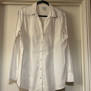 J. Jill Large White Shirt Collection Button Down